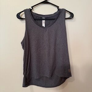 Ellie Gray Sleeveless Tank Top with Relaxed Asymmetrical Style